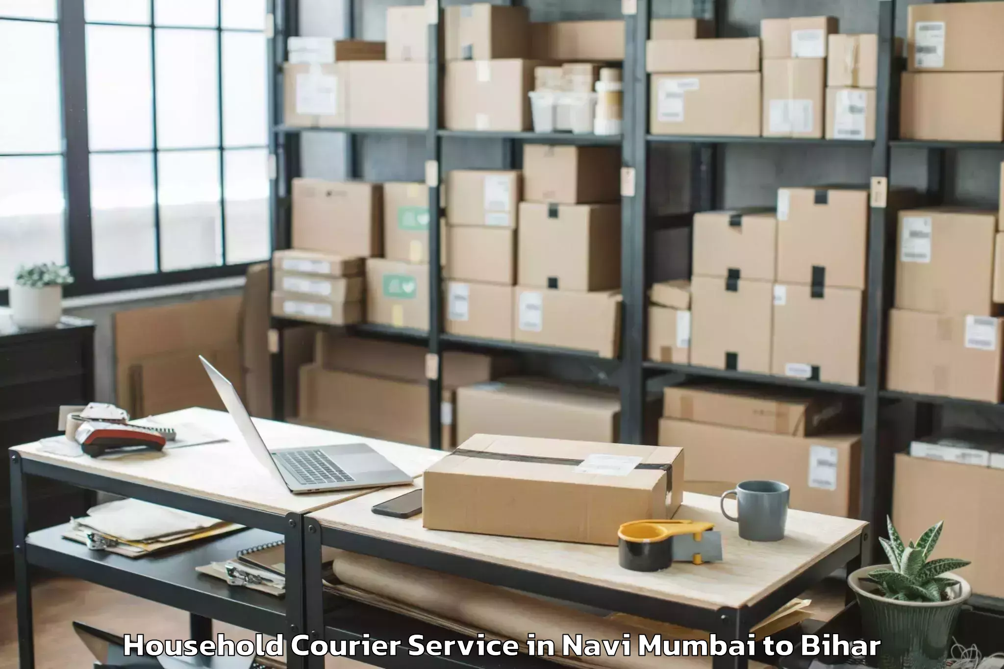 Expert Navi Mumbai to Purnia East Household Courier